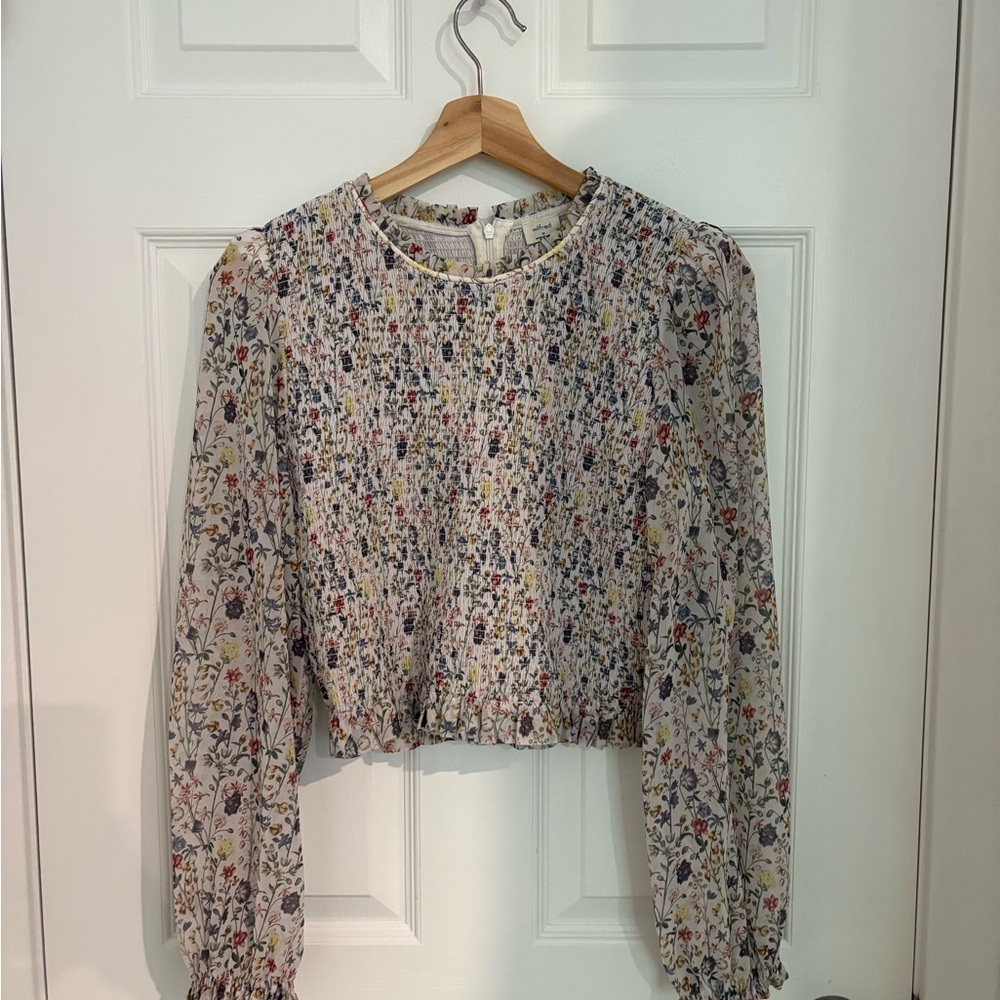 Aritzia Floral Blouse - Multicolor